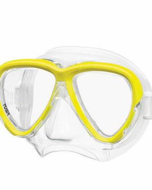 Tusa Intega Prescription Scuba Dive Mask Rx Yellow