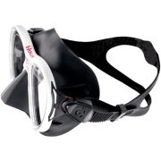 White side M3 Prescription Dive Mask by Hollis Rx